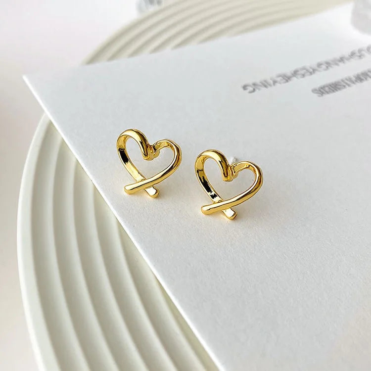 Bella Heart Studs