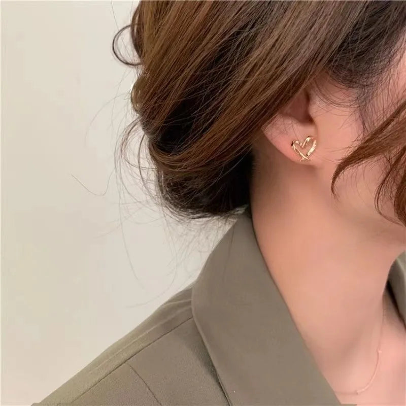 Bella Heart Studs